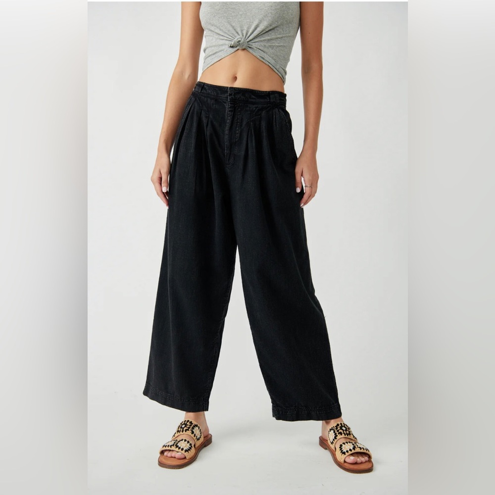 Free People Lotta Love Denim Trouser